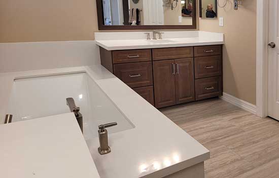 Quartz Bath Countertop In AZ